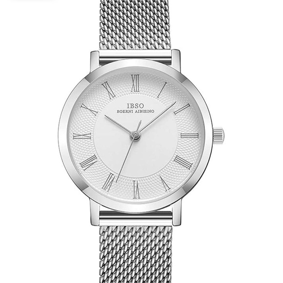 Stainless Steel Water Resistant Watch with Adjustable Strap - Picture 6 of 11